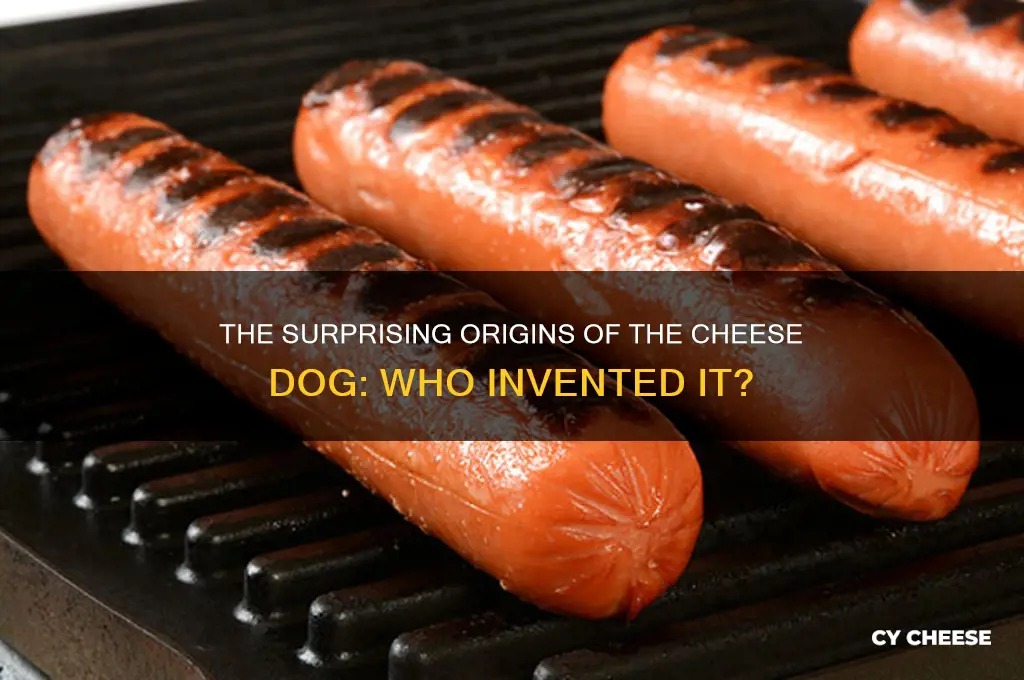 who invented the cheese dog