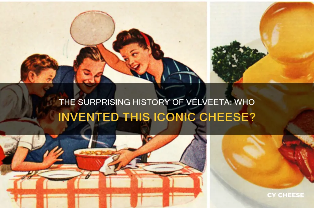 who invented velveeta cheese