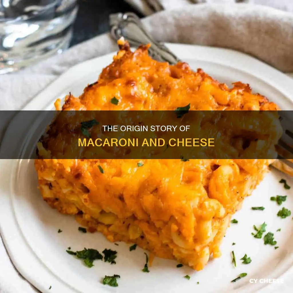 who ivented macaroni and cheese