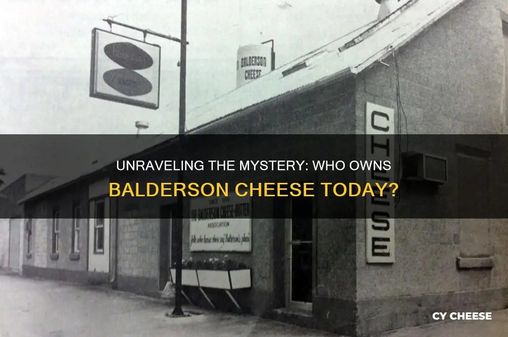 who owns balderson cheese