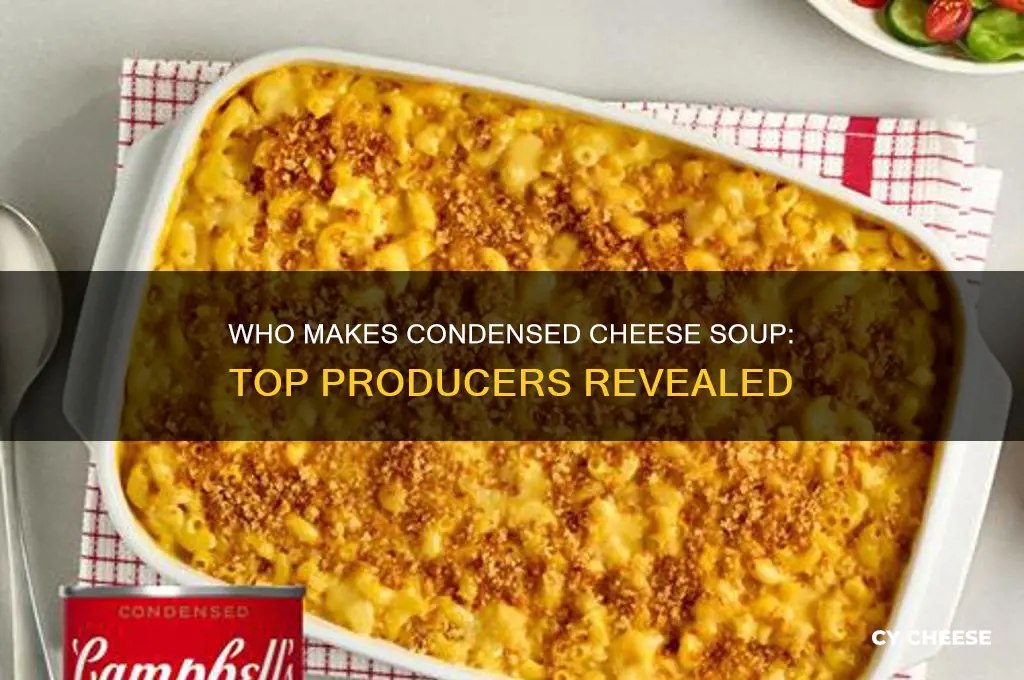 who produces condensed cheese soup