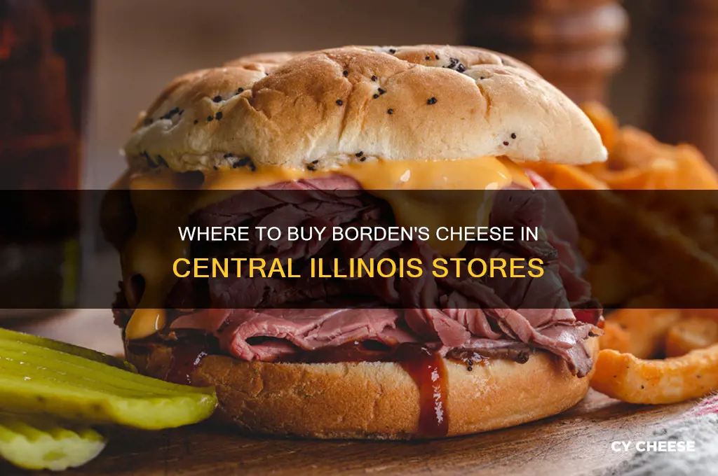 who sells bordens cheese in the store in central illinois