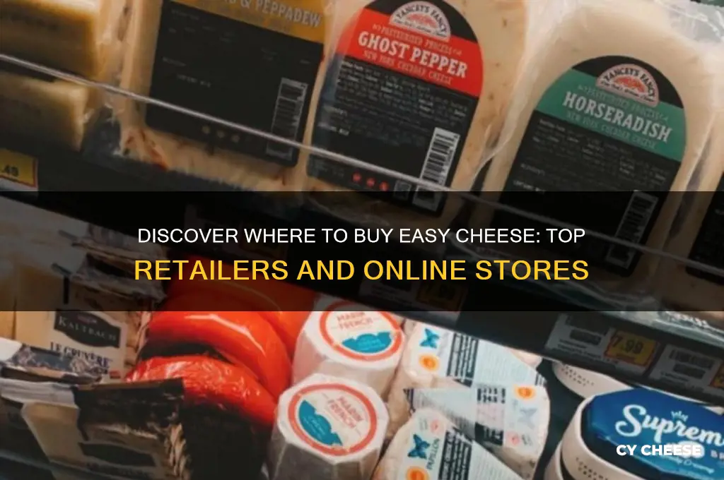 who sells easy cheese