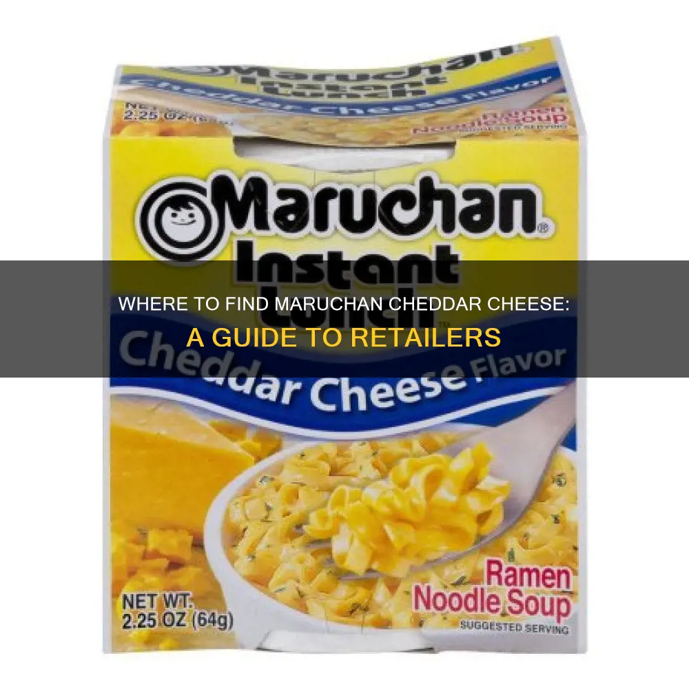 who sells maruchan cheddar cheese