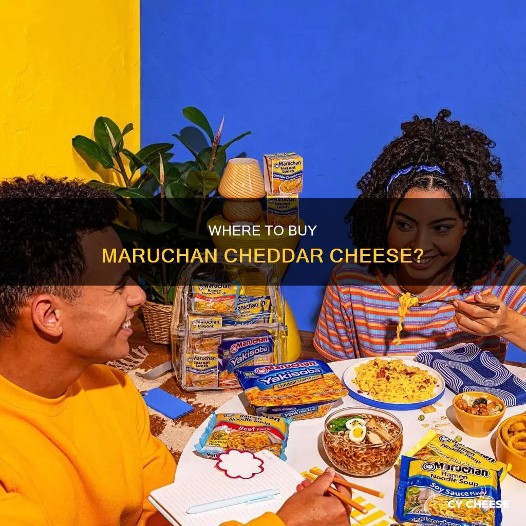 who sells maruchan cheddar cheese