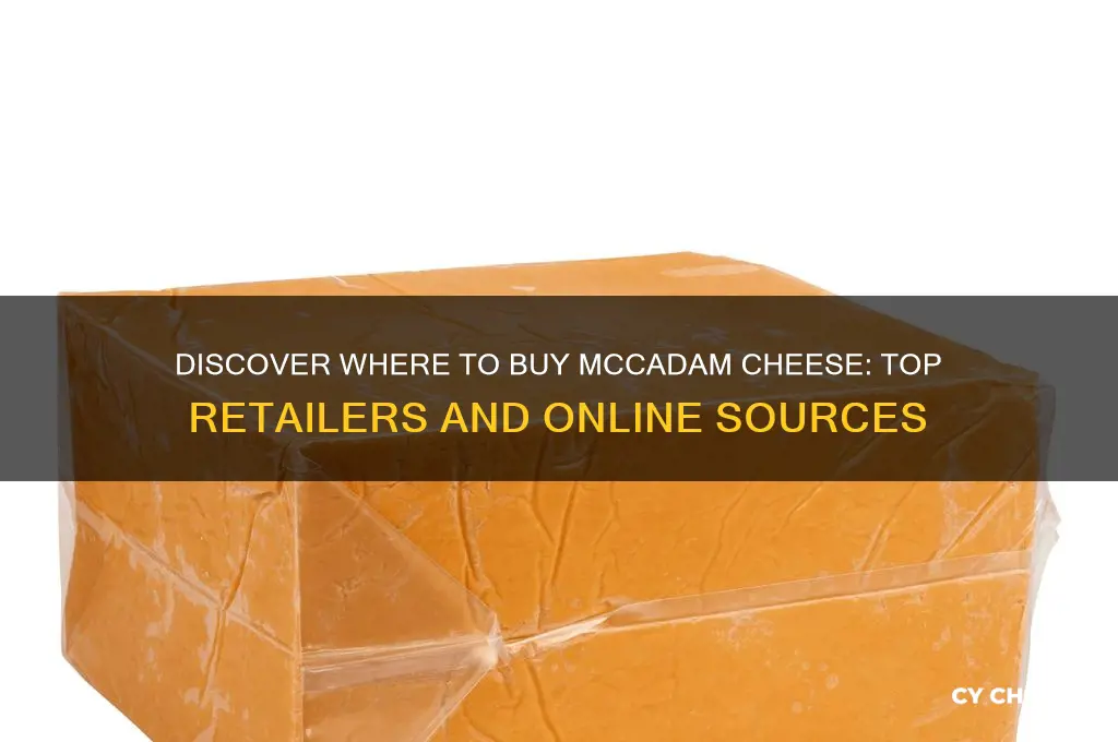 who sells mccadam cheese