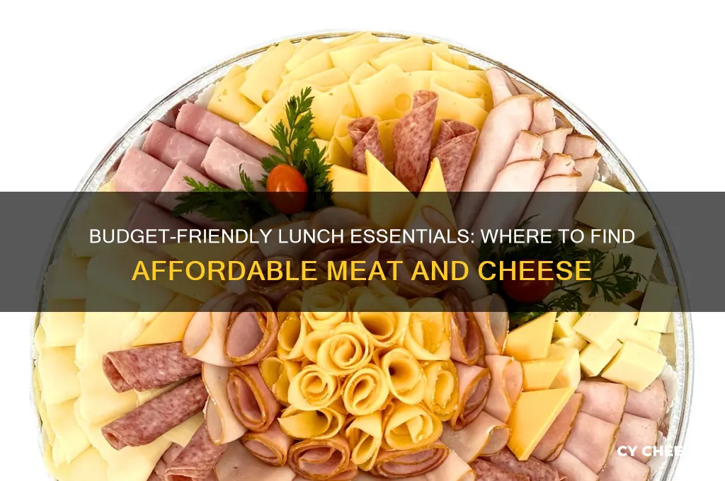 who sells the cheapest lunch meat and cheese
