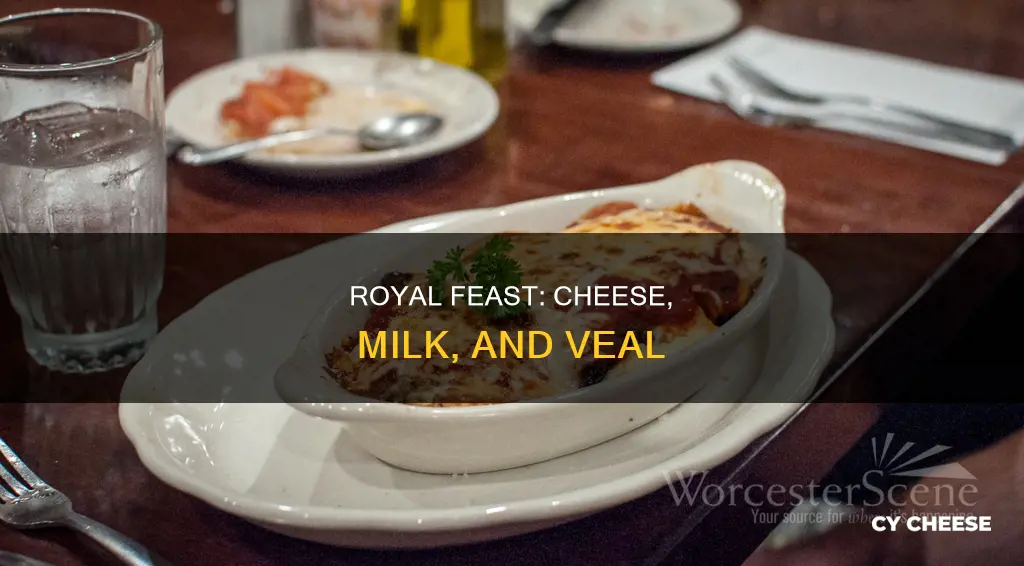 who served cheese milk and veal to the lord