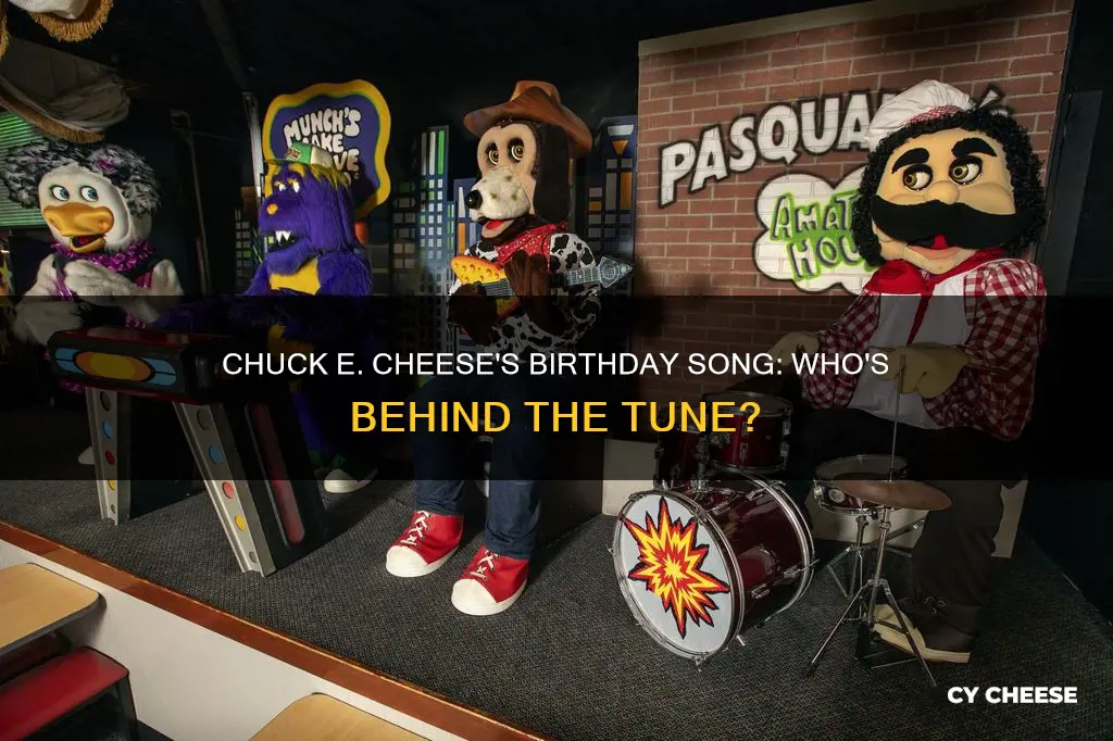 who sings the chuck e cheese for my birthday song