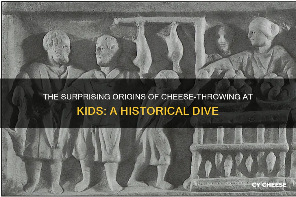 who started throwing cheese in their kids faces