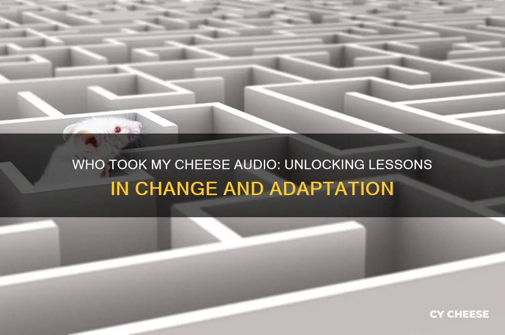 who took my cheese audio