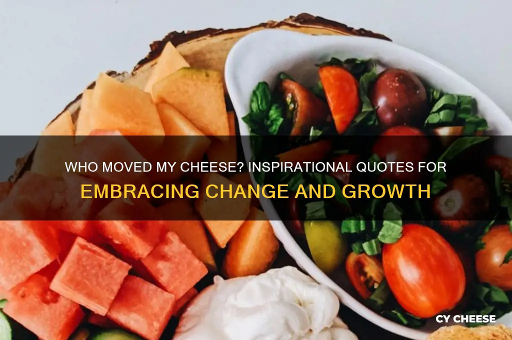 who took my cheese quotes