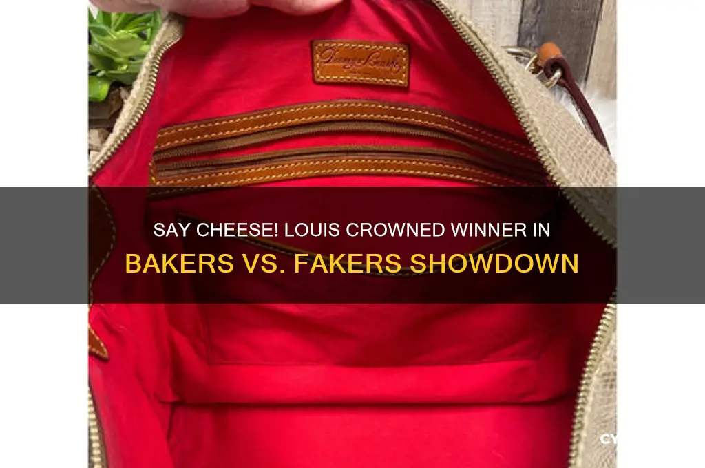 who won bakers vs fakers say cheese louis