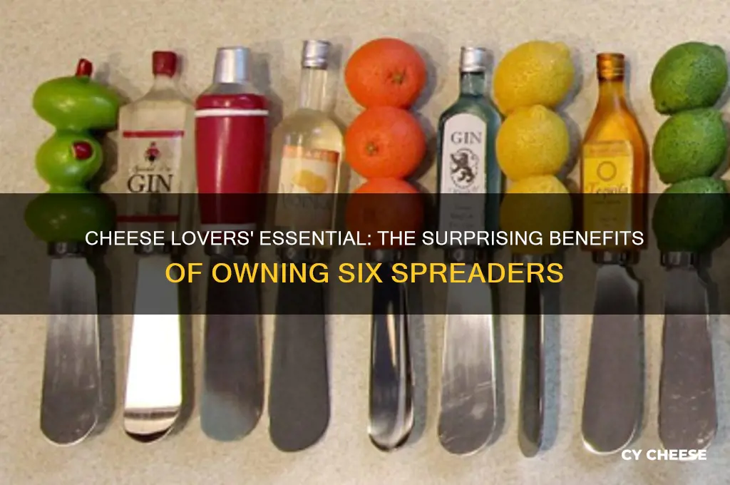 why 6 cheese spreaders