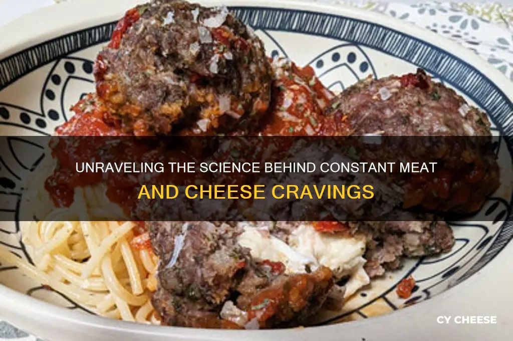 why am i always craving meat and cheese