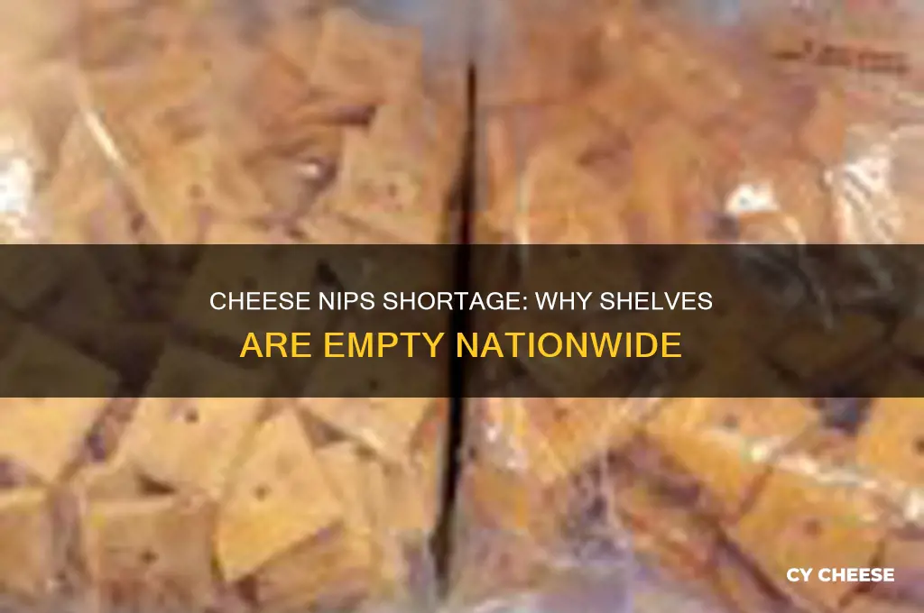 why are cheese nips out of stock everywhere