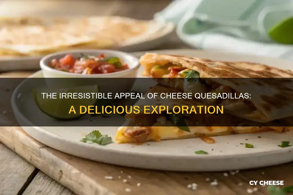 why are cheese quesadillas so good