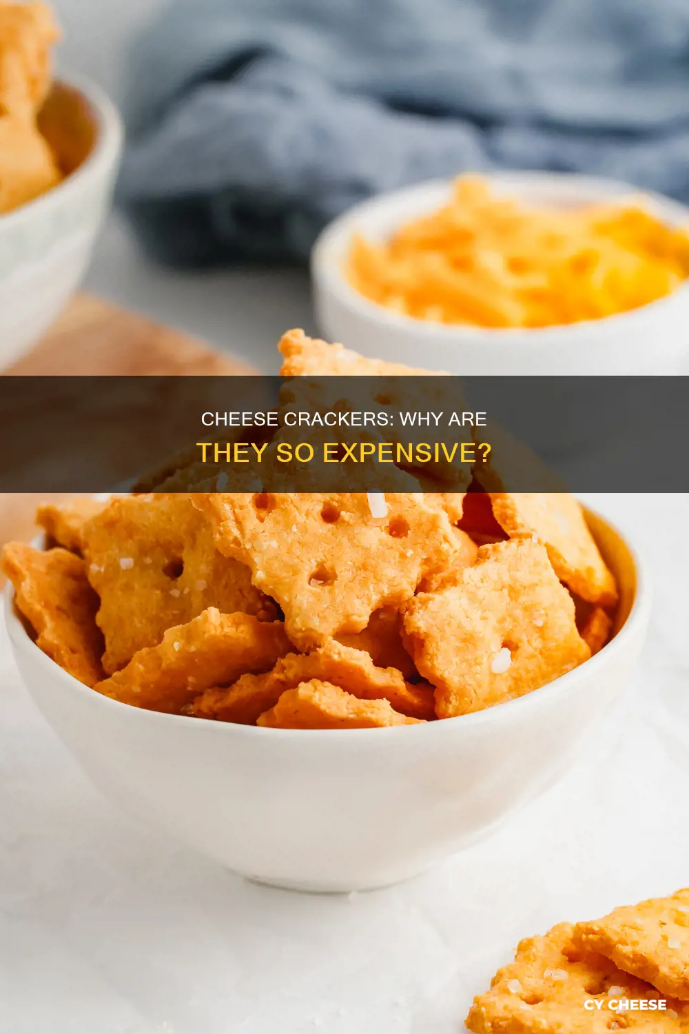 why are crackers made from just cheese so expensive