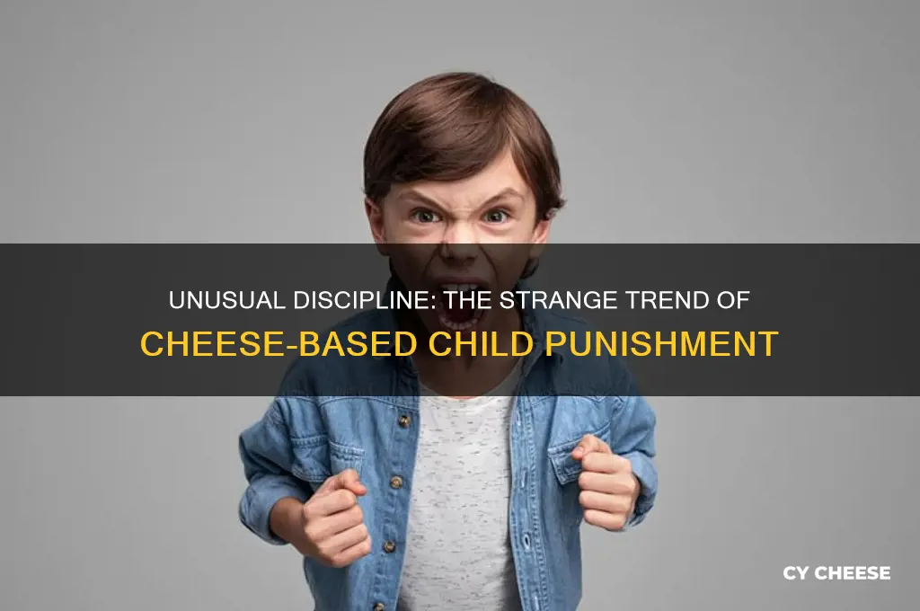 why are people hitting their children with cheese