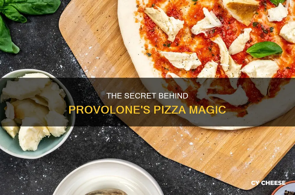 why are pizza places using provolone cheese