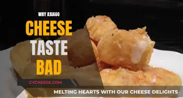 The Bad Taste of Asiago Cheese: Why?