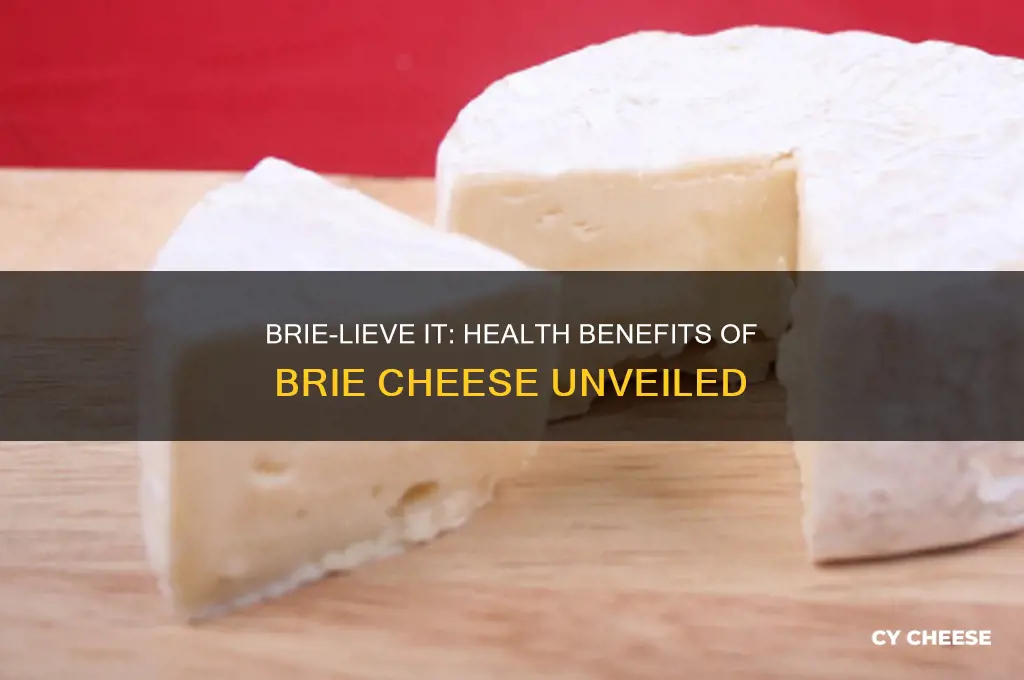 why brie cheese is good for you