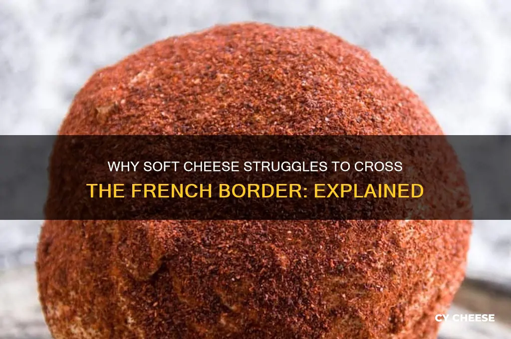 why cant aoft cheese cross the french border