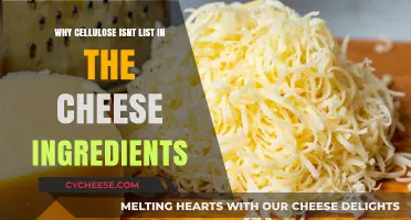 Why Cellulose Isn't Listed in Cheese Ingredients: Unraveling the Mystery