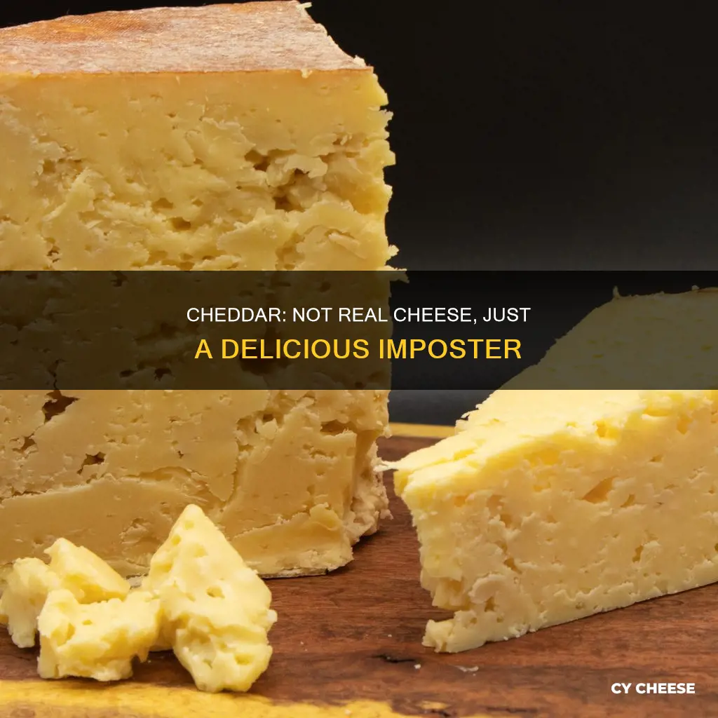 why cheddar is not real cheese