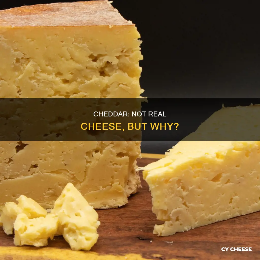 why chedder isnt real cheese