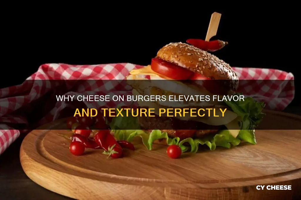 why cheese on burger