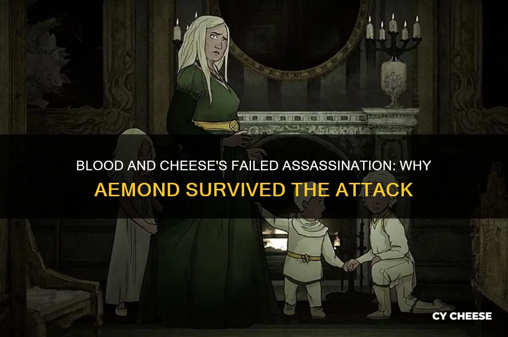 why did blood and cheese not kill aemond