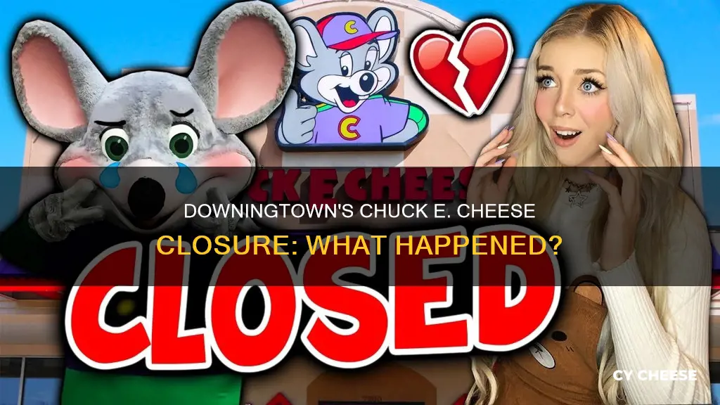 why did chuck e cheese close in downingtown