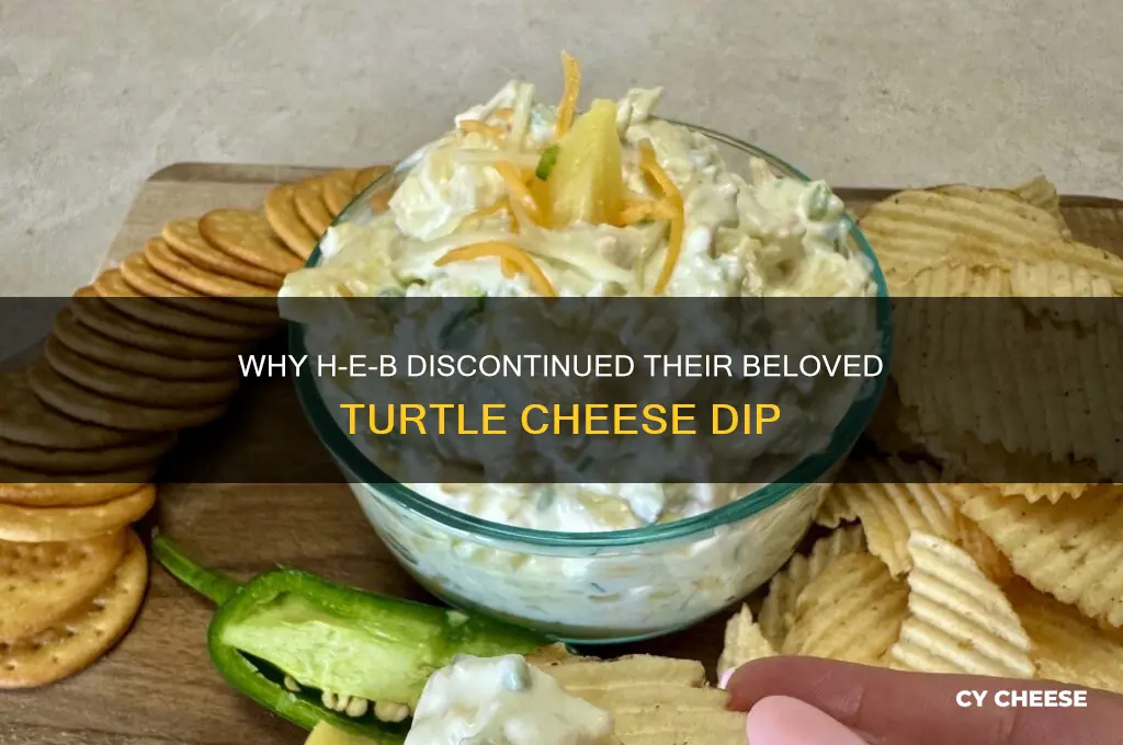 why did heb stop making their turtle cheese ri