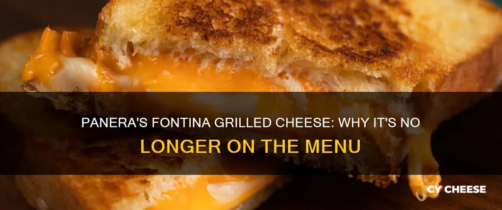 why did panera get rid of fontina grilled cheese