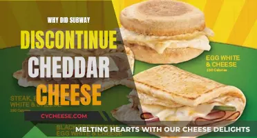 Subway's Cheddar Cheese: A Discontinued Delight