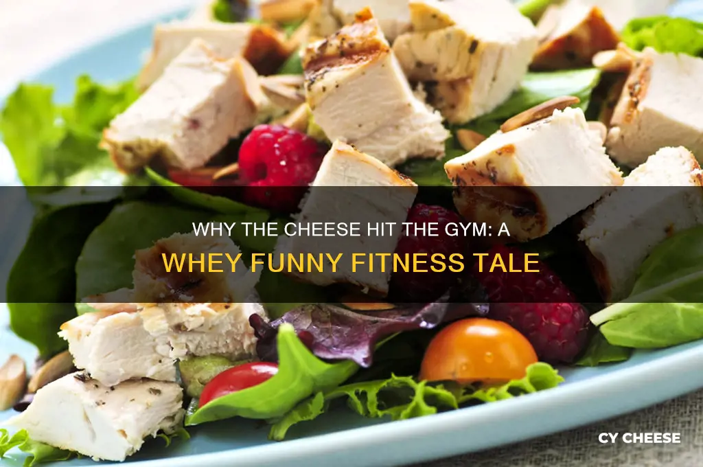 why did the cheese go to the gym
