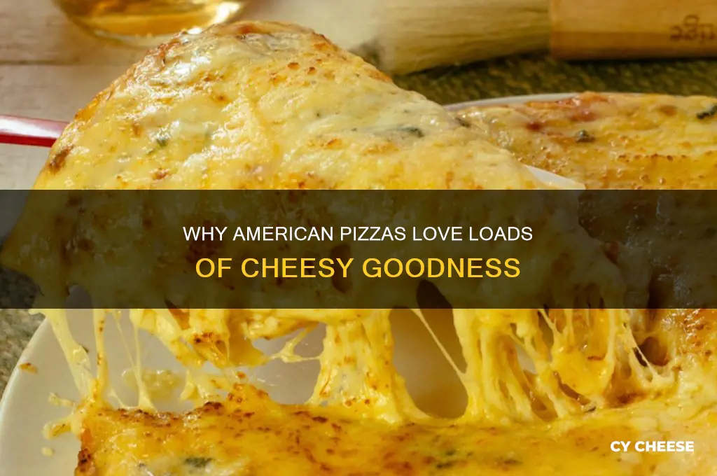why do american pizza have so much cheese