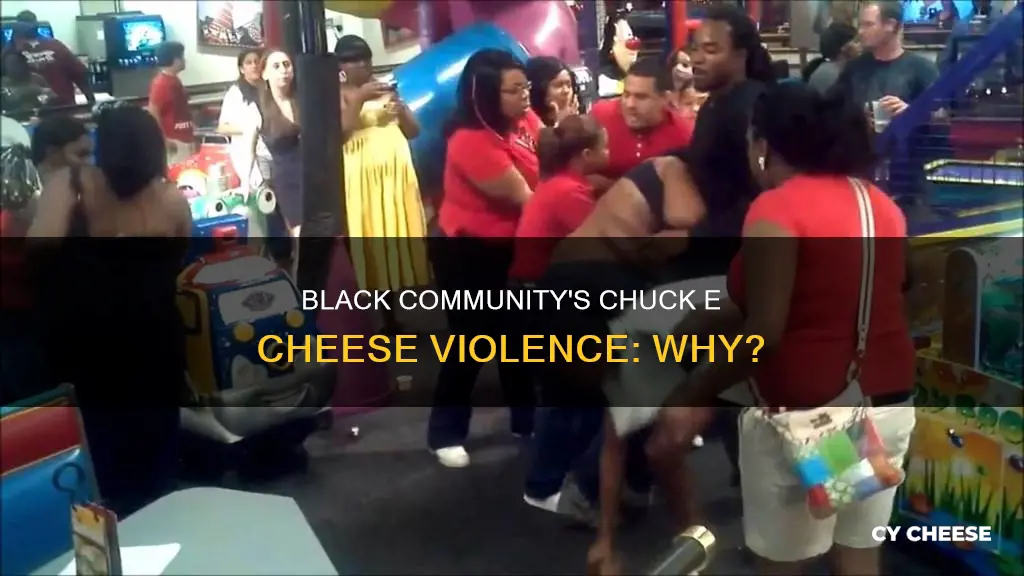 why do blacks fight at chuck e cheese