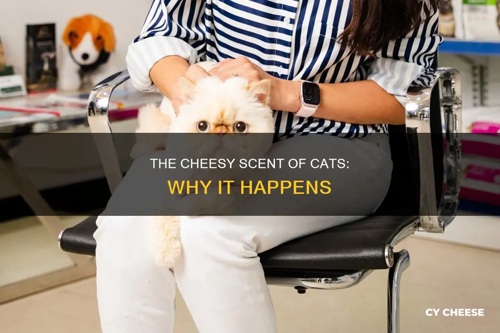 why do cats smell like cheese