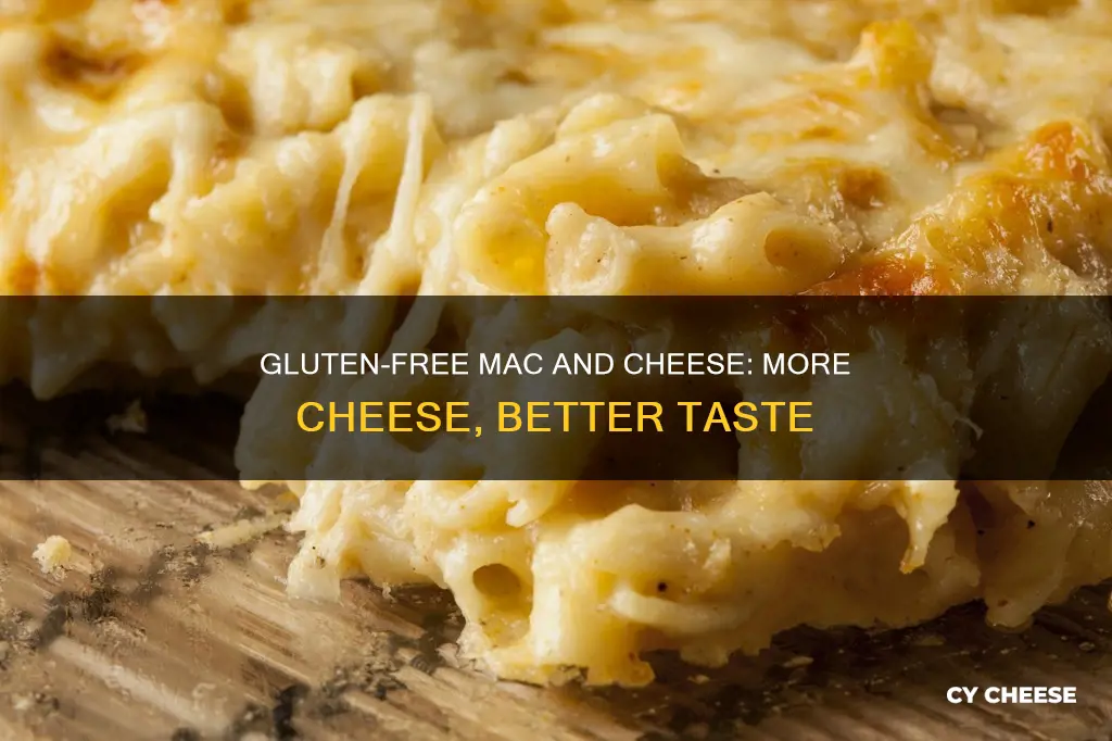 why do gluten free macarone and cheese need more cheese