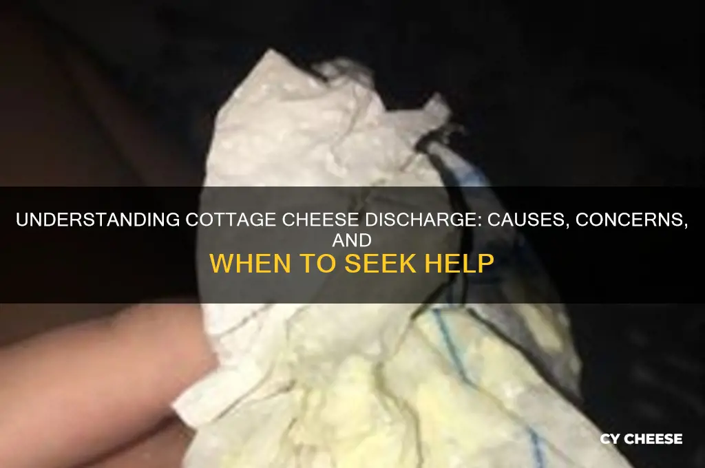 why do i have so much cottage cheese discharge