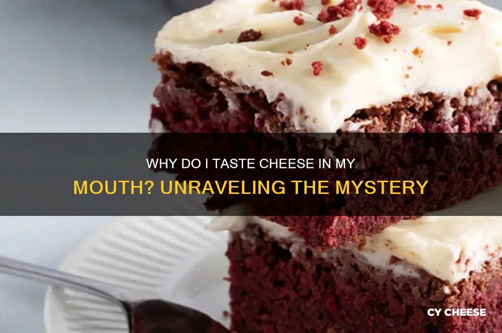 why do i taste cheese in my mouth