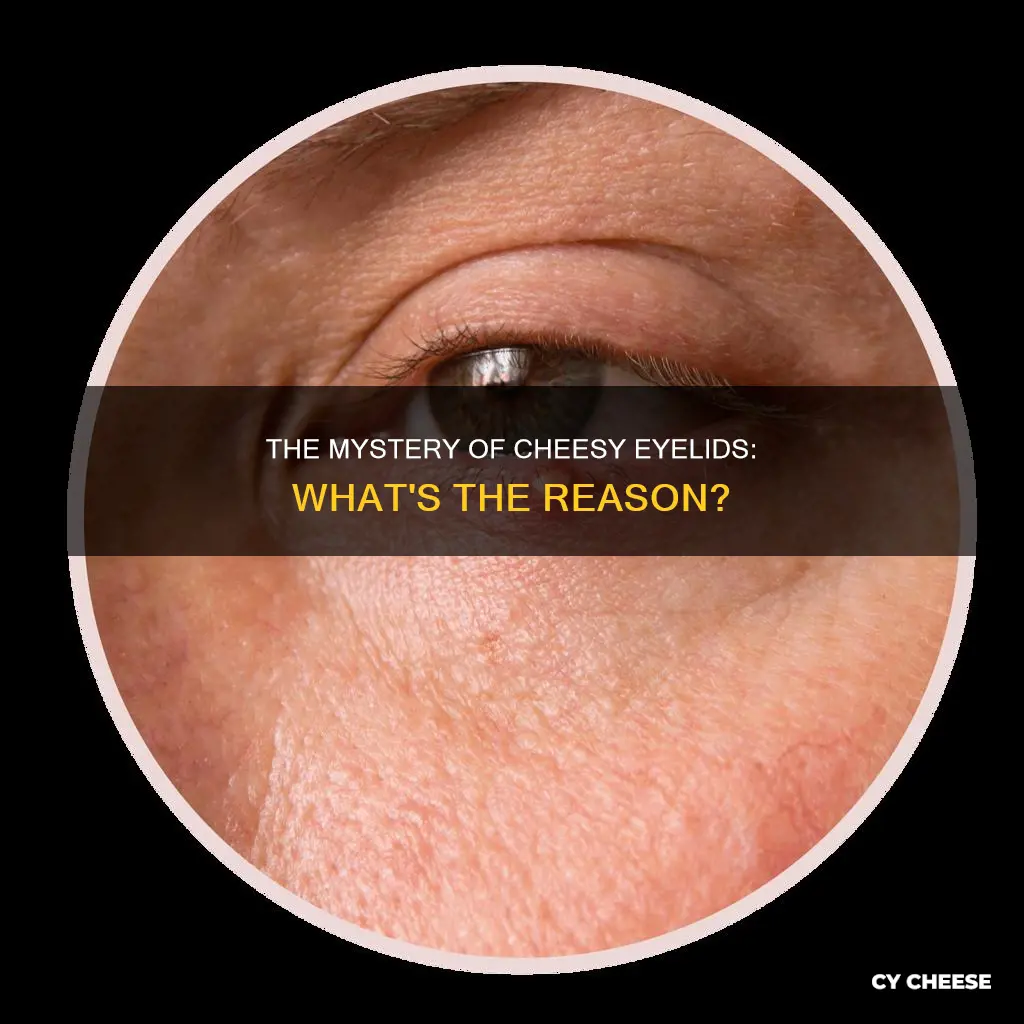 why do my eyelids smell like cheese