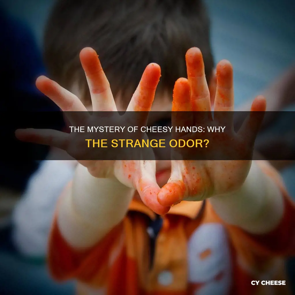 why do my hands smell like cheese