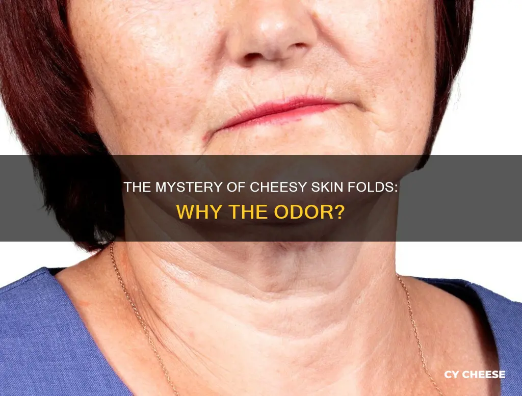 why do my skin folds smell like old cheese