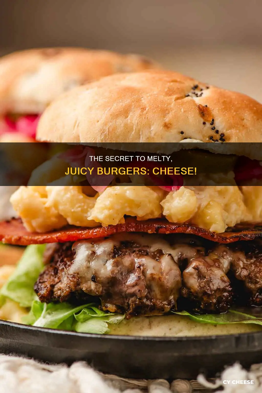 why do people put cheese under their burger