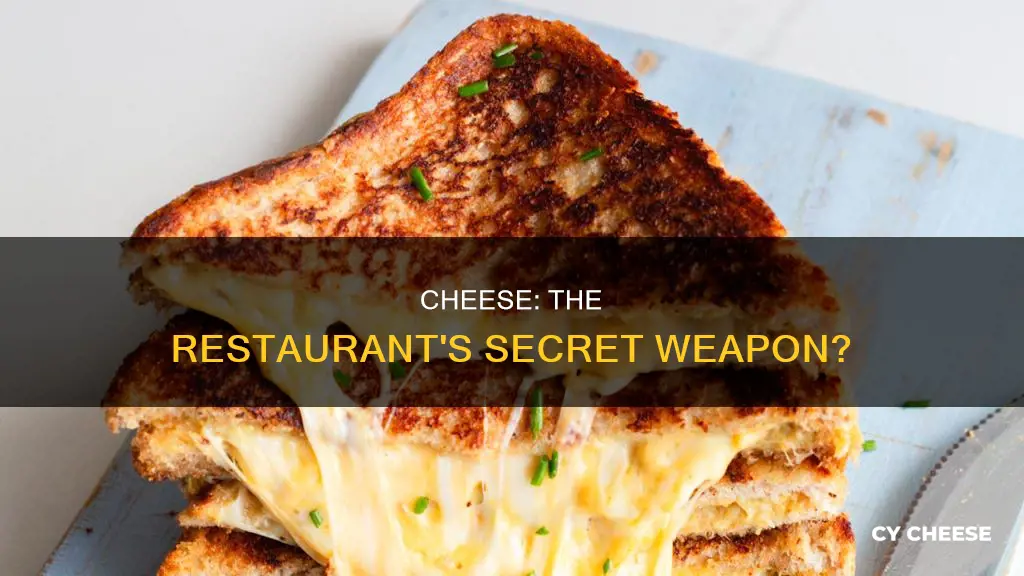 why do restaurants put cheese on everything