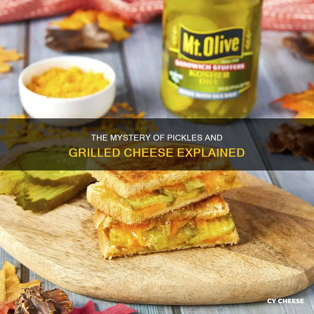 why do they give you pickles with grilled cheese