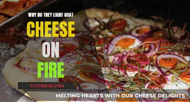 Goat Cheese Aflame: Why Do They Torch It?